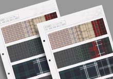 面料樣品冊瀑布式貼面